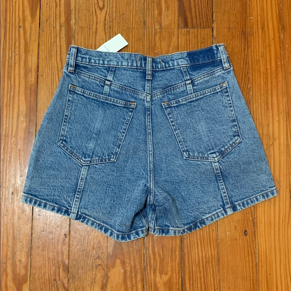 Abercrombie High Rise Dad Short Acid Wash - Picture 5 of 5